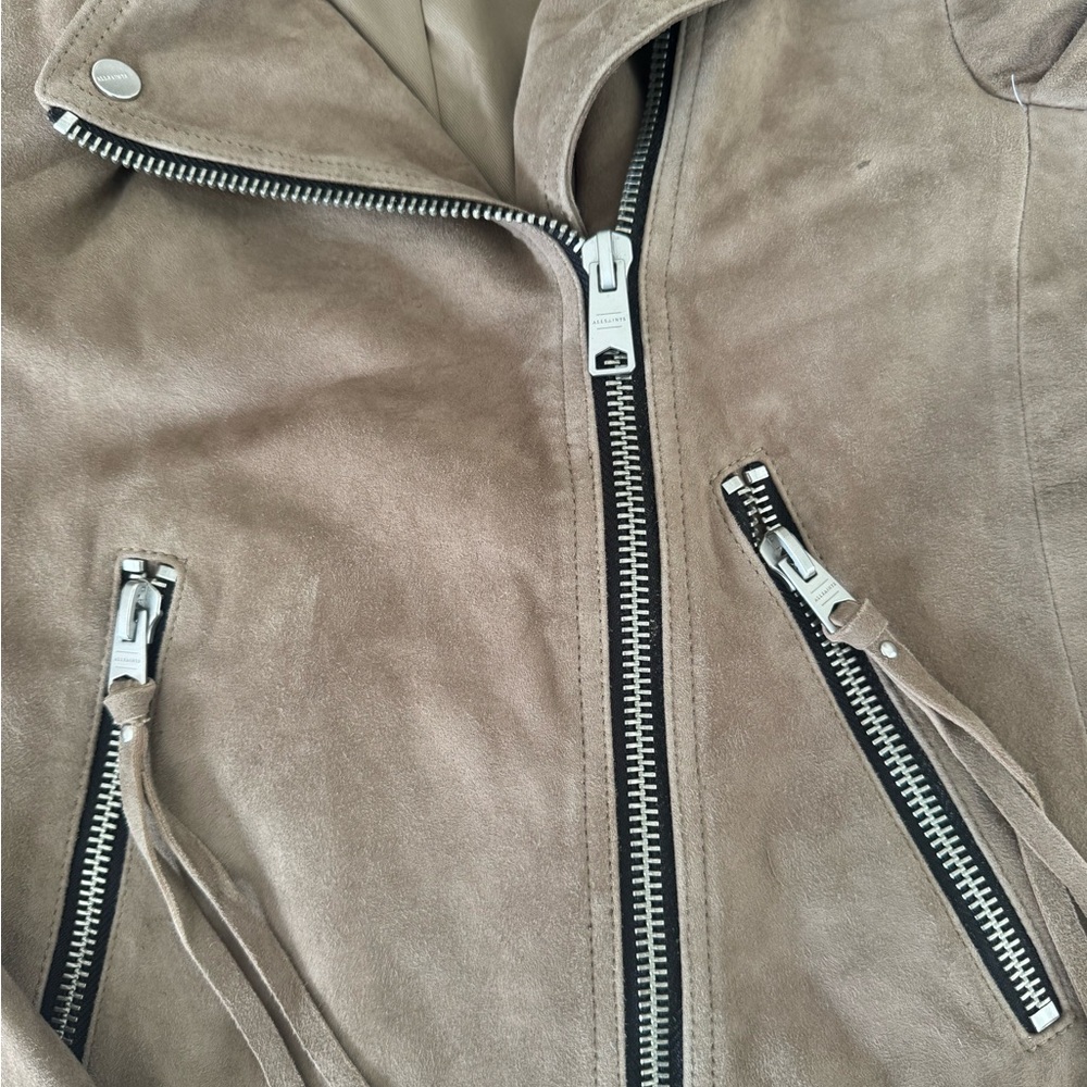 ALLSAINTS Dalby Moto Biker Suede jacket - Picture 5 of 11